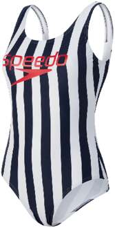 Speedo Heritage Shoshin Badpak - Maat 42 Volwassenen - Blauw/wit/rood