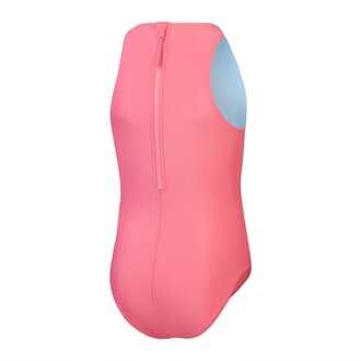 Speedo Hydrasuit met opdruk voor meisjes in Roze, blauw Roze/blauw