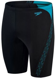 Speedo Hyper Boom Splice Jammer - Black/Bolt - 32''