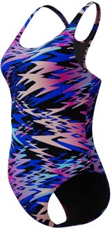 Speedo Hyperboom Allover Print Medalist Badpak Dames - 38