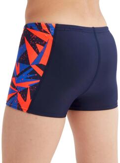 Speedo Jongens Hyper Boom Panel Jammer Korte Broek (Marine/Oranje) Navy