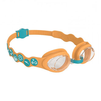 Speedo Kinder/Kids 2024 Gevlekte zwembril (Oranje/Groen) - maat