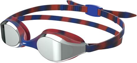 Speedo Kinder/Kids 2024 Hyper Flyer Spiegel Zwembril (Marine / Rood) Navy - One Size