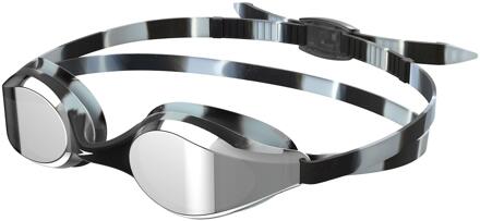 Speedo Kinder/Kids 2024 Hyper Flyer Spiegel Zwembril (Zilver/Zwart)