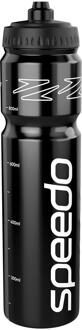 Speedo Logo 1L waterfles (Zwart/Wit) - maat