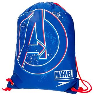 Speedo Marvel Avengers 12L Blauwe Junior Wet Kit Zwemzak Navy
