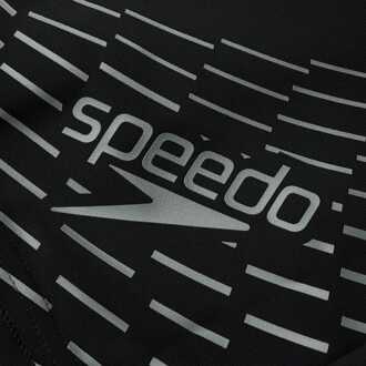 Speedo Medley Logo Aquashort voor heren in zwart-grijs
