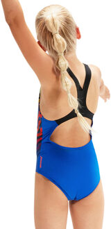 Speedo Meisjes Medalist Eendelig Badpak (Blauw Groen) - maat 5-6J / 110-116cm