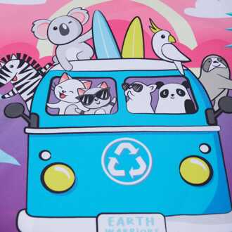 Speedo meisjestop met lange mouwen voor meisjes in paarsblauw