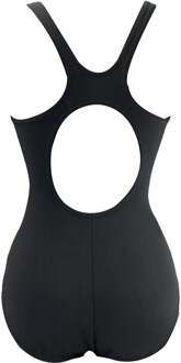 Speedo Placement Dames Zwart/Oranje Zwempak - EU 36 / UK 8