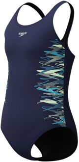 Speedo Placement Muscleback Badpak Meisjes - 164