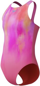 Speedo Printed Pulseback Badpak Meisjes - 140