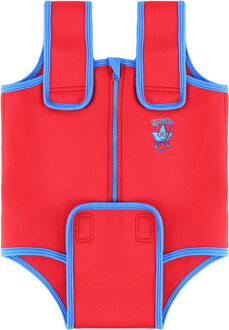 Speedo Sea Squad Mouwloos Rood/Blauw Neopreen Badpak 8 11344C314 - 6-9M / 63-74cm