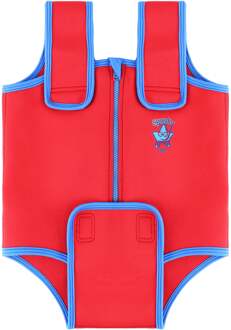 Speedo Sea Squad Rood/Blauw Neopreen zwempak voor kinderen - 12-18M / 80cm