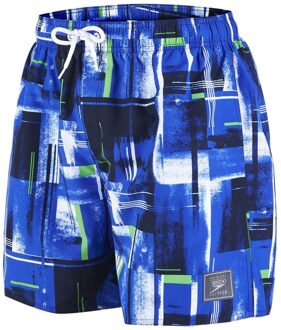 Speedo Silbeach Print Check Leisure 16 - Paars - Heren - maat  S