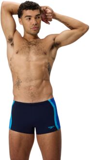Speedo Solid Splice Aqua Zwemboxer Heren 8 Donkerblauw