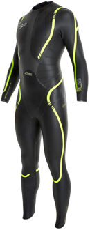 Speedo Triathlon Elite E16 Fullsuit Zwart/Geel Heren Wetsuit 8 10459A599 - 2XS