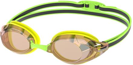 Speedo Uniseks Adult Vanquisher 3.0 Gespiegelde Zwembril (Geel) - maat