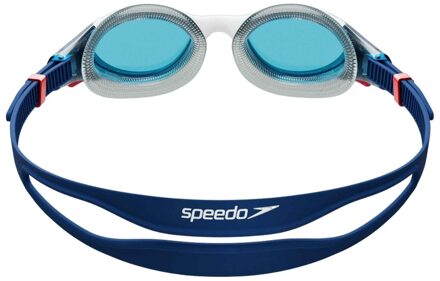 Speedo Uniseks Volwassene 2.0 Biofuse zwembril (Blauw/Wit) - maat
