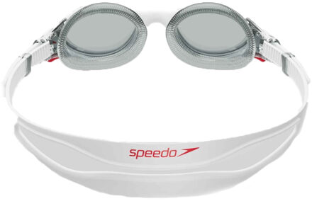 Speedo Uniseks Volwassene 2.0 Biofuse zwembril (Wit/Rook) - maat