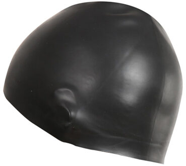 Speedo Unisex Adult 3D Silicone Swim Cap voor volwassenen (Zwart) - One Size