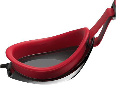 Speedo Unisex Jet 2.0 zwembril voor volwassenen (Rood/rook) - maat