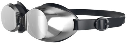Speedo Unisex Jet 2.0 zwembril voor volwassenen (Zwart/Chroom) - maat
