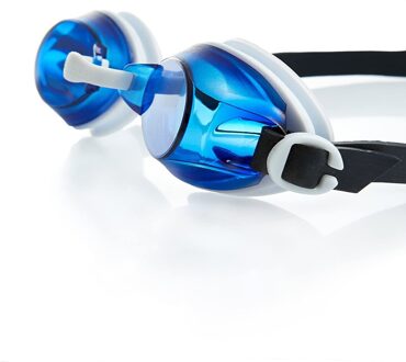 Speedo Unisex Jet Swimming Goggles voor volwassenen (Blauw/Wit)