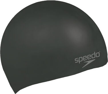 Speedo Unisex Volwassen Siliconen Badmuts (Zwart)