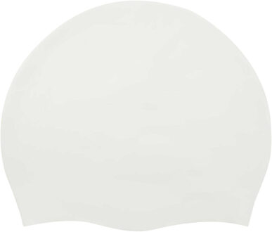 Speedo Unisex volwassene 2024 silicone badmuts (Wit) - One Size