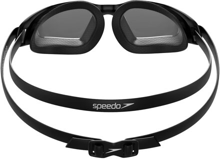 Speedo Unisex zwembril Hydropulse Smoke voor volwassenen (Zwart/Wit/Rook)