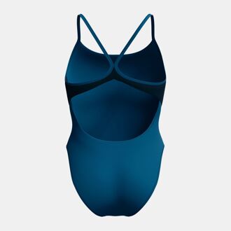 Speedo Women's Speedo 1 Piece Colourblock Racer Swimming Costume in Green Groen - L