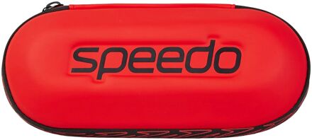Speedo Zwembril Koker rood - zwart - 1 SIZE