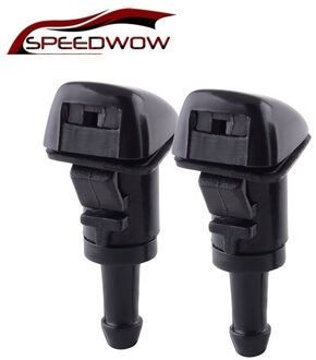 SPEEDWOW 1 Paar Auto Ruitenwisser Waternevel Wasmachine met Rubber Pakkingen Paar Voor 2007 Dodge Caliber 5160308AA 5303833AA