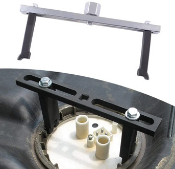 SPEEDWOW Adjustable Car Fuel Pump Wrench Tool Lid Tank Cover Remove Spanner Wrench For Benz BMW VW AUDI European Cars Tools