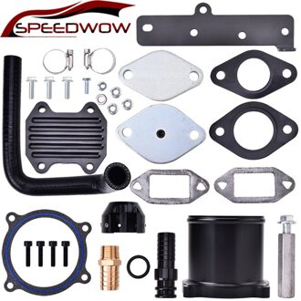 Speedwow Plaat Cooler & Gasklep Kit Voor Dodge Ram 2500 3500 4500 5500 6.7L Cummins Turbo diesel 6.7 Inline 6
