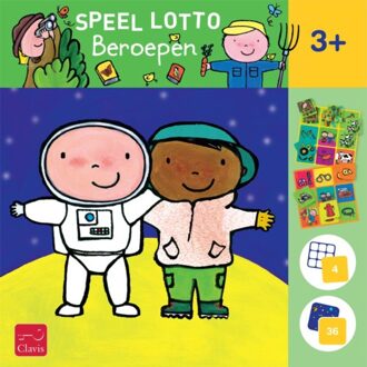 Speel lotto Beroepen. 3+ Multikleur