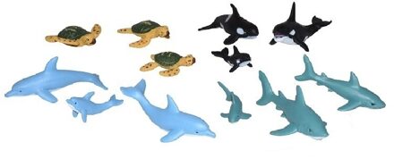 Speelfigurenset Zeedieren Junior 12-delig