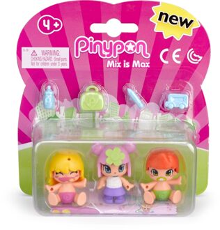 Speelfiguur Pinypon: kids en babies