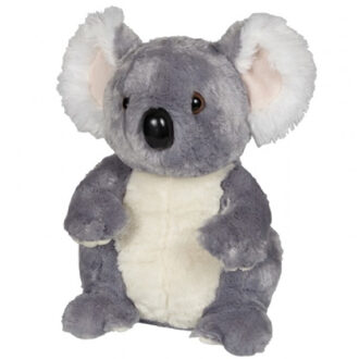 Speelgoed artikelen koala knuffelbeest grijs 30 cm