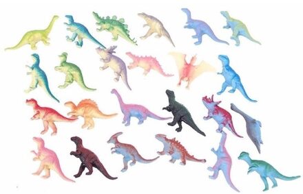 Speelgoed dinosaurussen 24 stuks - Speelfiguren Multikleur