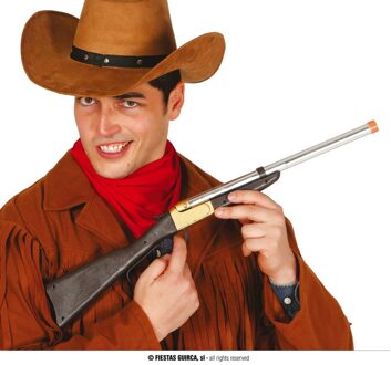 Speelgoed Geweer Buck Zwart, Bruin - Kastanje