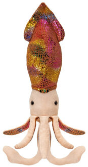 Speelgoed inktvis knuffel multicolor 50 cm