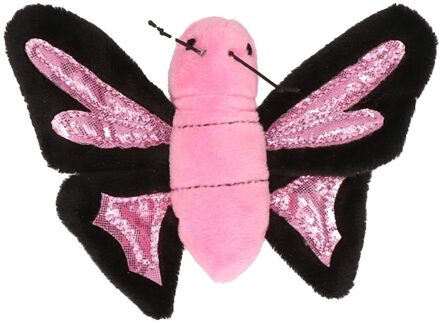 Speelgoed knuffel roze vlinder Multi