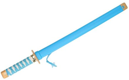 Speelgoed Ninja zwaard blauw carnaval 65 cm - Verkleedattributen