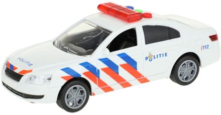 Speelgoed politieauto met licht en geluid 5.5 x 16 x 6 cm - Speelgoed auto's Multikleur