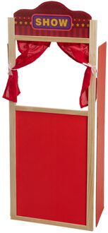 Speelgoed poppenkast - hout - poppen theater