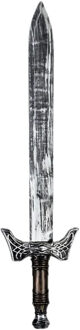 Speelgoed ridderzwaard zilver/brons 68 cm