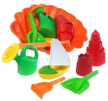 Speelgoed strand set met zandvormen 7 delig - Action products