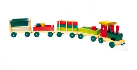 Speelgoed trein van hout 76 cm
